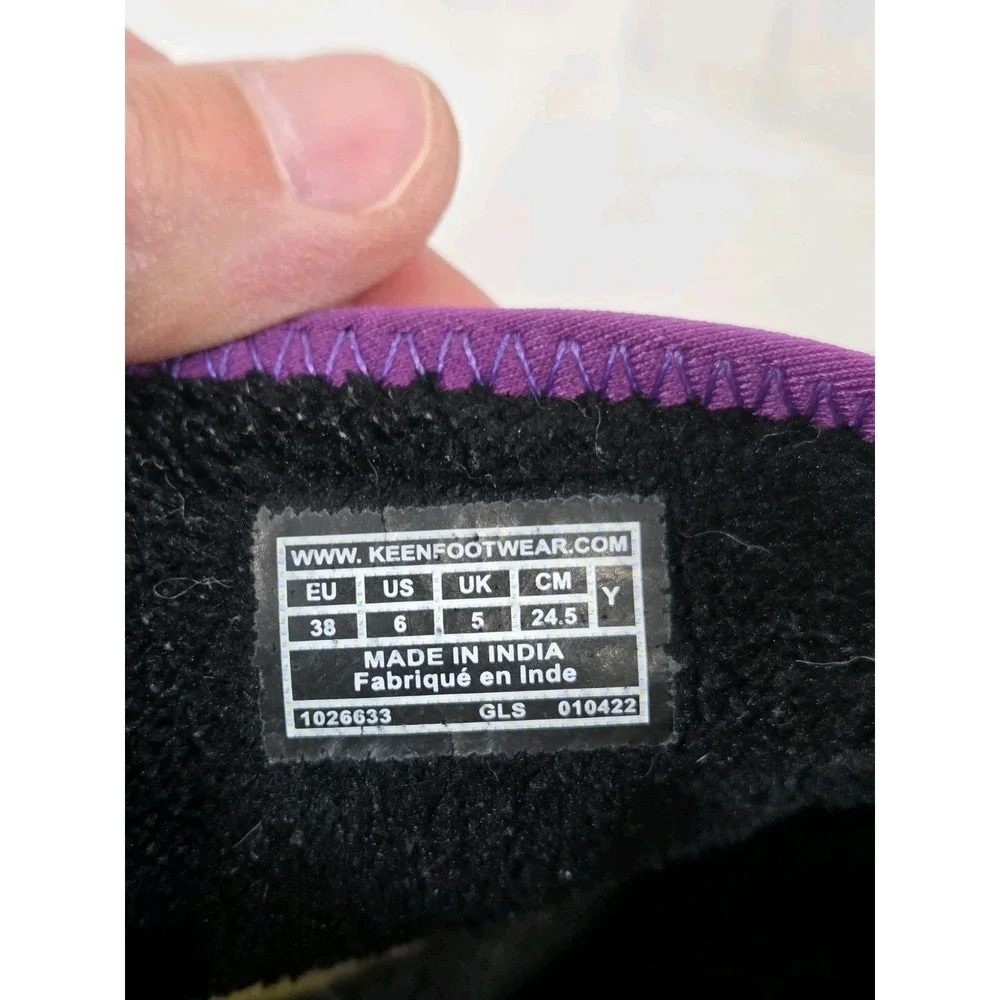 KEEN Howser II Winter Chukka Boots Kids 6 Blue Purple Waterproof Insulated